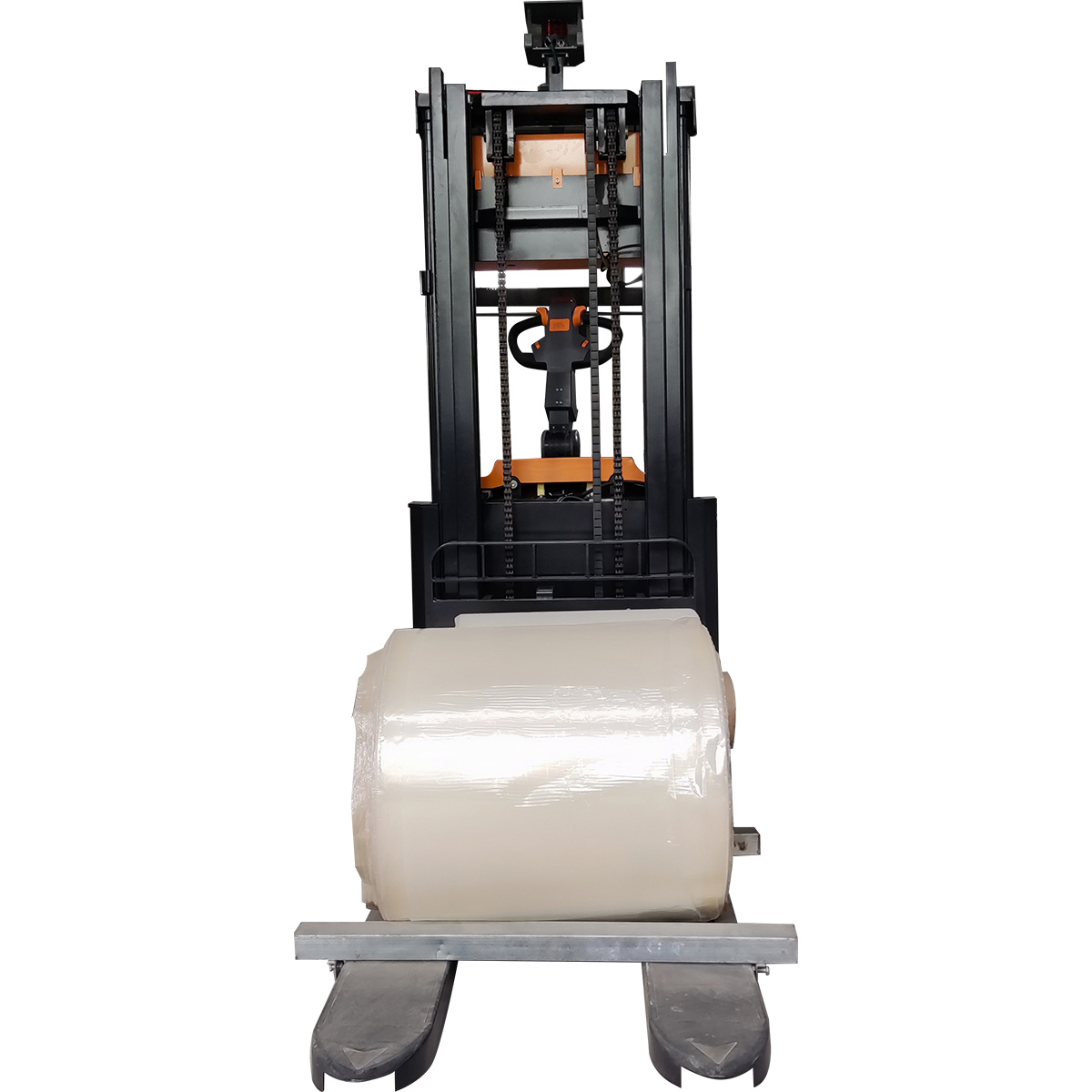 Carrello elevatore AGV per carico e scarico automatizzato